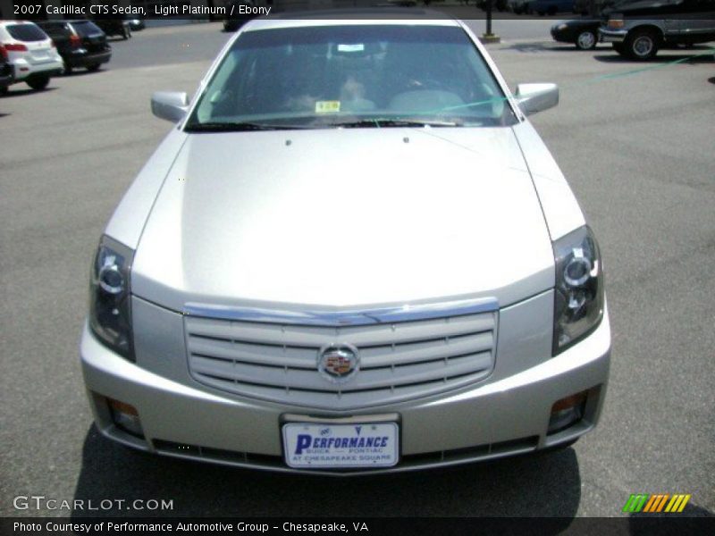 Light Platinum / Ebony 2007 Cadillac CTS Sedan