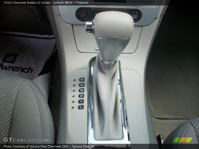 Summit White / Titanium 2010 Chevrolet Malibu LS Sedan