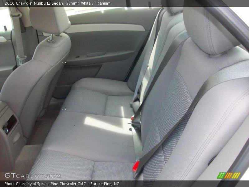 Summit White / Titanium 2010 Chevrolet Malibu LS Sedan