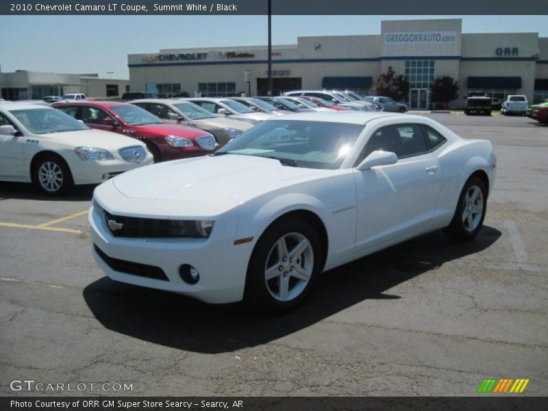 Summit White / Black 2010 Chevrolet Camaro LT Coupe