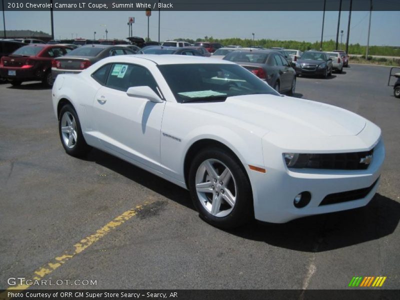 Summit White / Black 2010 Chevrolet Camaro LT Coupe
