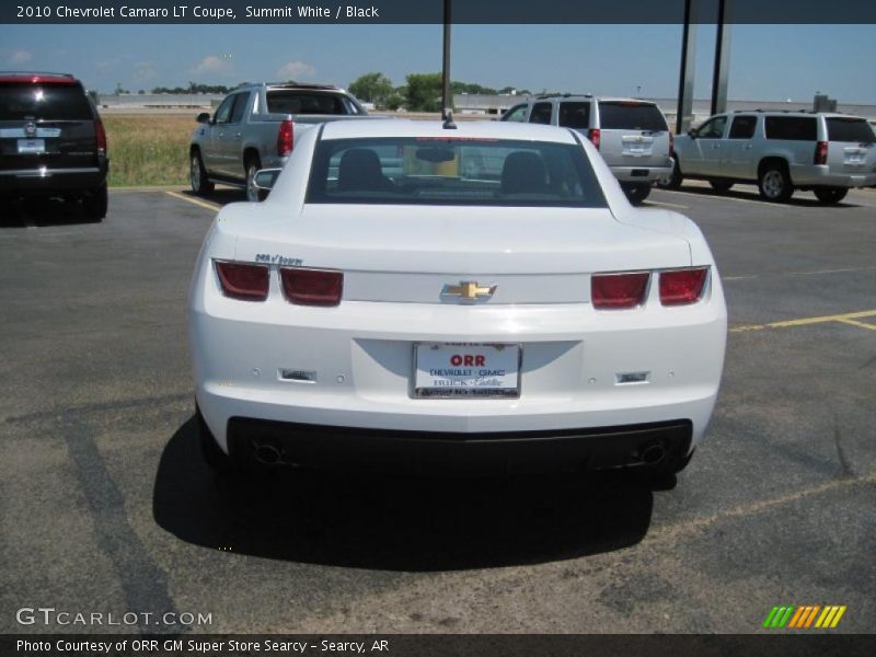 Summit White / Black 2010 Chevrolet Camaro LT Coupe