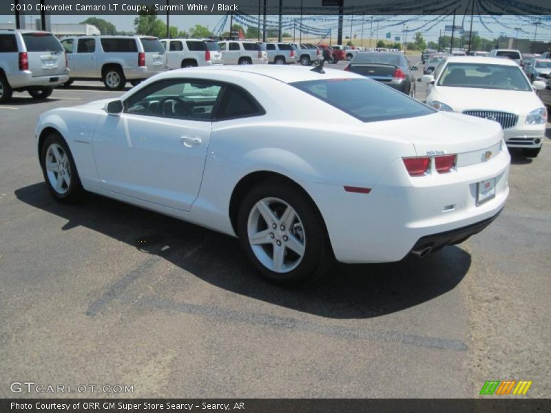 Summit White / Black 2010 Chevrolet Camaro LT Coupe
