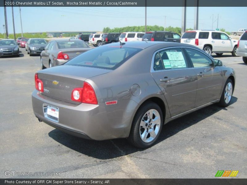 Mocha Steel Metallic / Cocoa/Cashmere 2010 Chevrolet Malibu LT Sedan
