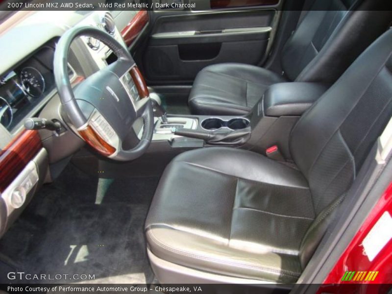Vivid Red Metallic / Dark Charcoal 2007 Lincoln MKZ AWD Sedan