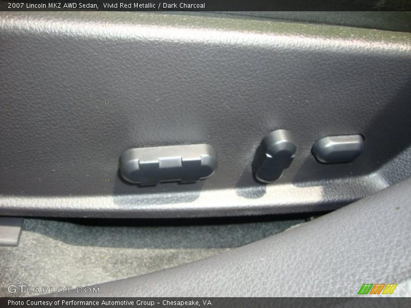 Vivid Red Metallic / Dark Charcoal 2007 Lincoln MKZ AWD Sedan