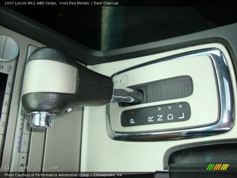 Vivid Red Metallic / Dark Charcoal 2007 Lincoln MKZ AWD Sedan