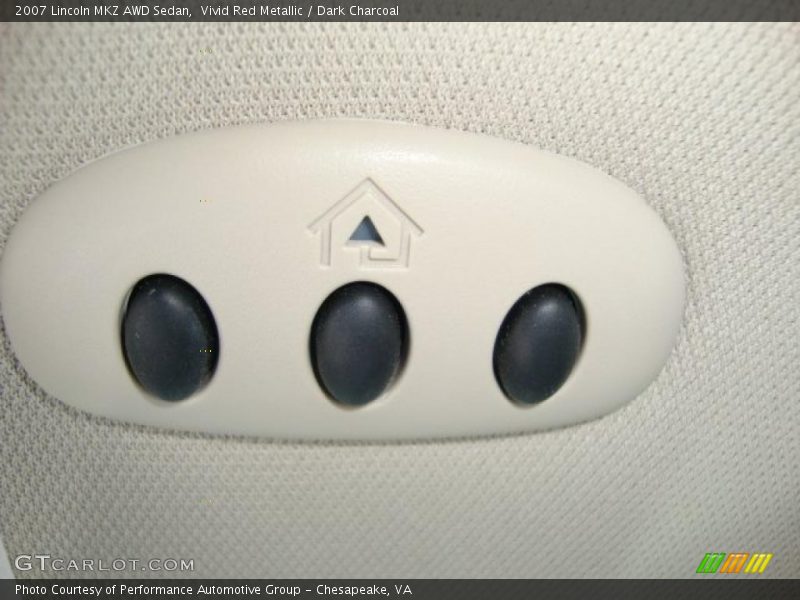 Vivid Red Metallic / Dark Charcoal 2007 Lincoln MKZ AWD Sedan