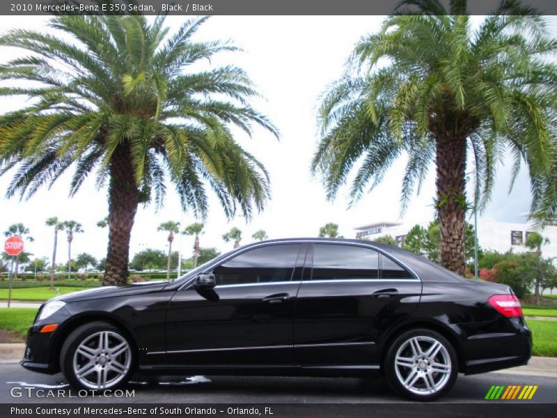 Black / Black 2010 Mercedes-Benz E 350 Sedan