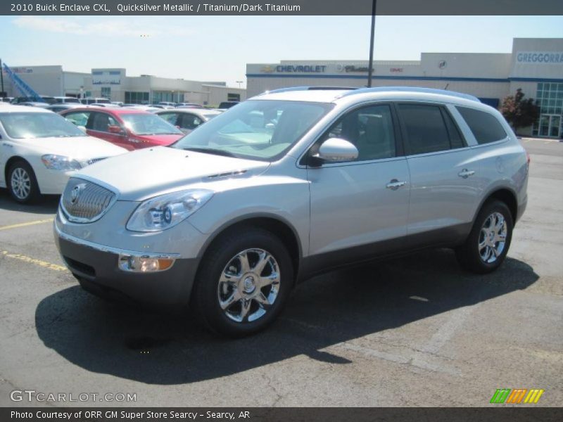 Quicksilver Metallic / Titanium/Dark Titanium 2010 Buick Enclave CXL