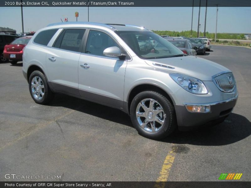 Quicksilver Metallic / Titanium/Dark Titanium 2010 Buick Enclave CXL