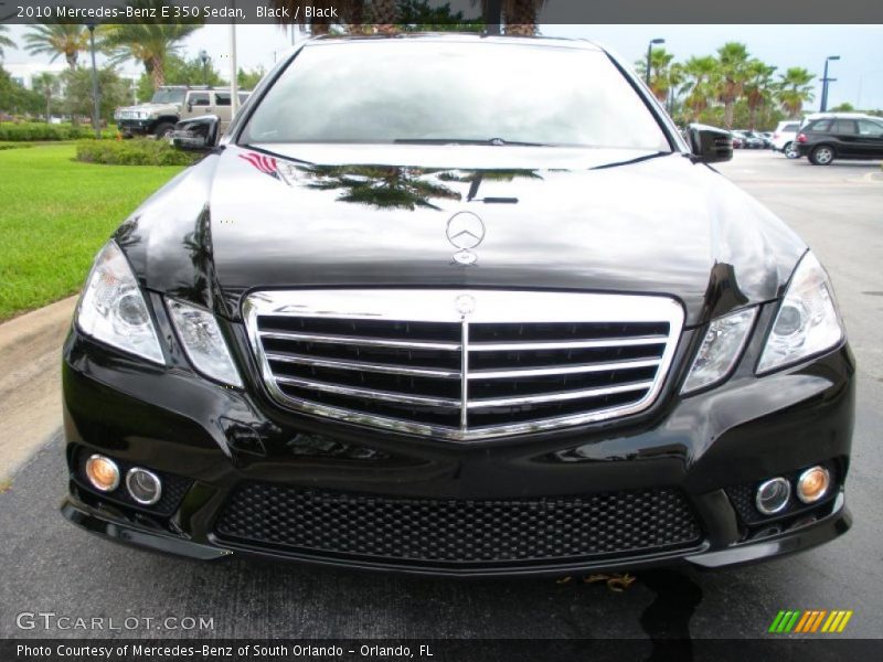 Black / Black 2010 Mercedes-Benz E 350 Sedan