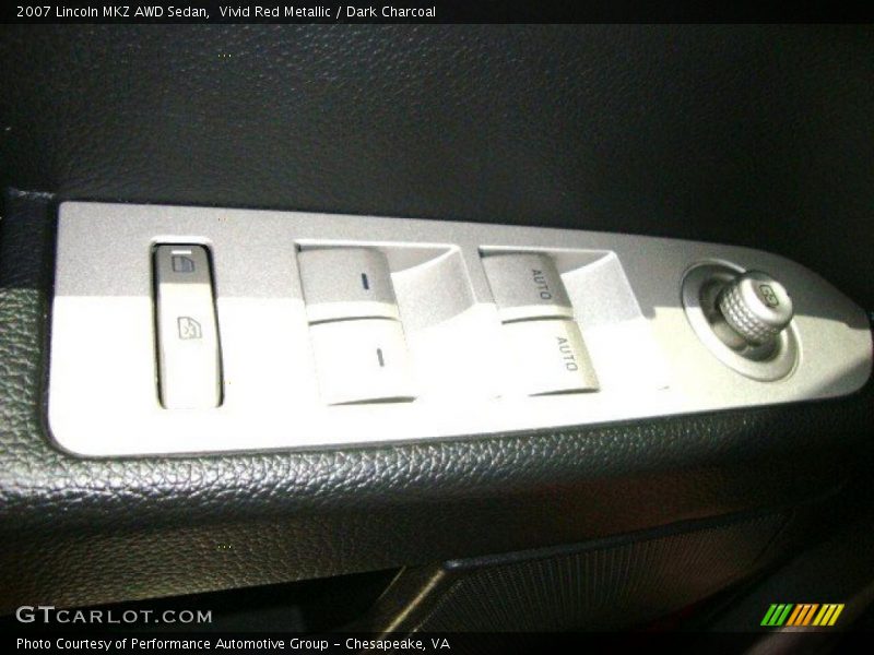 Vivid Red Metallic / Dark Charcoal 2007 Lincoln MKZ AWD Sedan