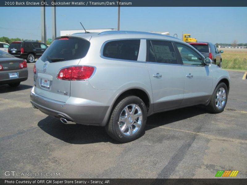 Quicksilver Metallic / Titanium/Dark Titanium 2010 Buick Enclave CXL
