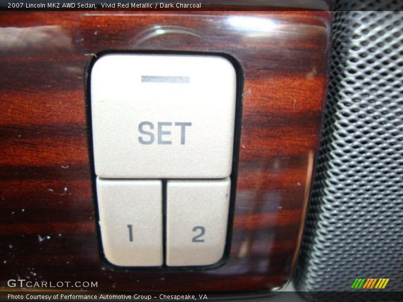 Vivid Red Metallic / Dark Charcoal 2007 Lincoln MKZ AWD Sedan