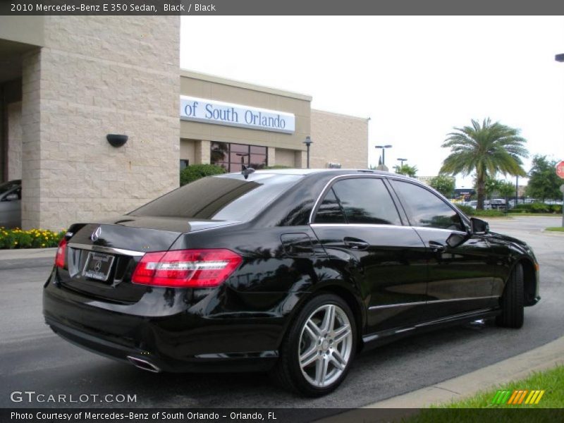Black / Black 2010 Mercedes-Benz E 350 Sedan