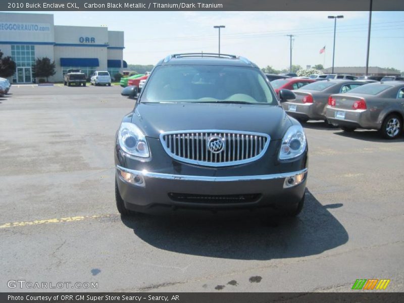 Carbon Black Metallic / Titanium/Dark Titanium 2010 Buick Enclave CXL