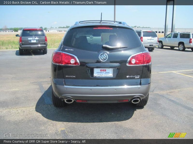 Carbon Black Metallic / Titanium/Dark Titanium 2010 Buick Enclave CXL