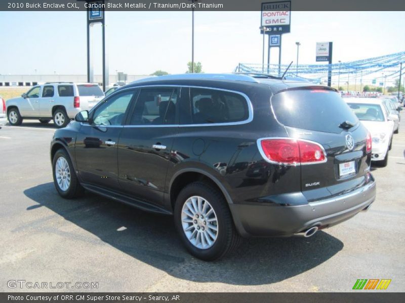 Carbon Black Metallic / Titanium/Dark Titanium 2010 Buick Enclave CXL
