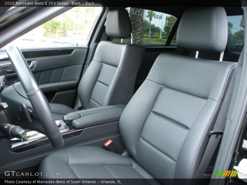 Black / Black 2010 Mercedes-Benz E 350 Sedan