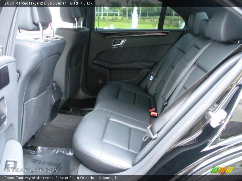 Black / Black 2010 Mercedes-Benz E 350 Sedan