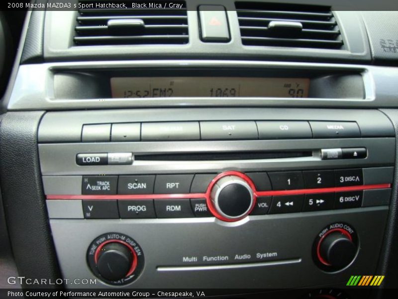 Black Mica / Gray 2008 Mazda MAZDA3 s Sport Hatchback
