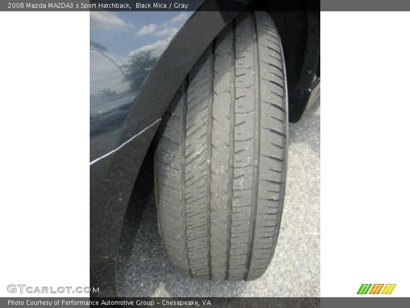 Black Mica / Gray 2008 Mazda MAZDA3 s Sport Hatchback