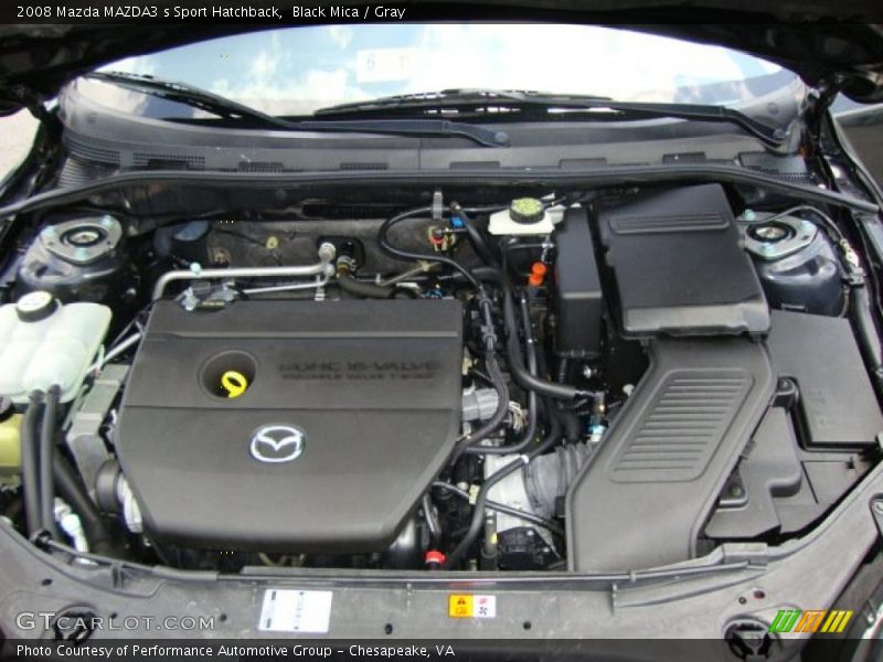 Black Mica / Gray 2008 Mazda MAZDA3 s Sport Hatchback