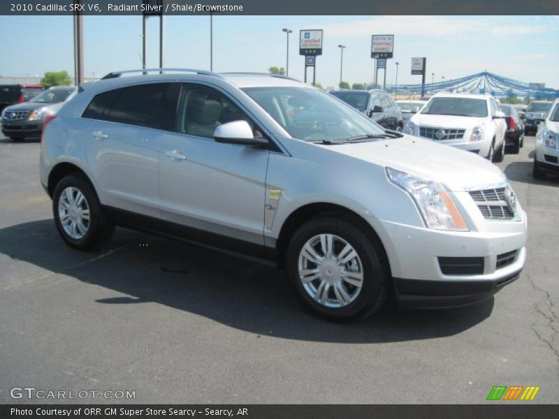 Radiant Silver / Shale/Brownstone 2010 Cadillac SRX V6