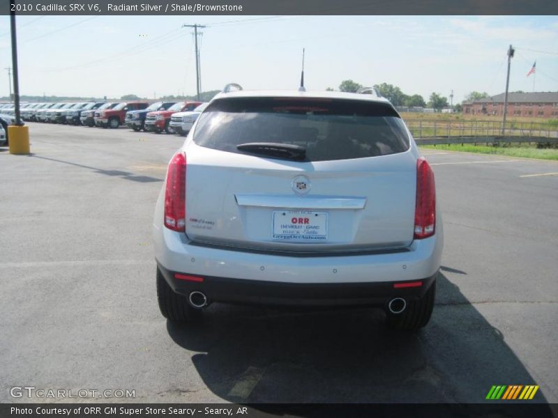 Radiant Silver / Shale/Brownstone 2010 Cadillac SRX V6