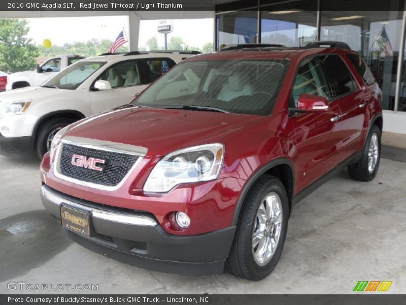 Red Jewel Tintcoat / Light Titanium 2010 GMC Acadia SLT