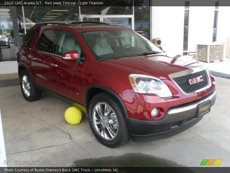 Red Jewel Tintcoat / Light Titanium 2010 GMC Acadia SLT