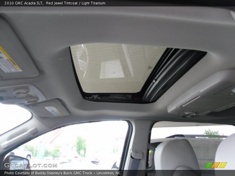 Red Jewel Tintcoat / Light Titanium 2010 GMC Acadia SLT