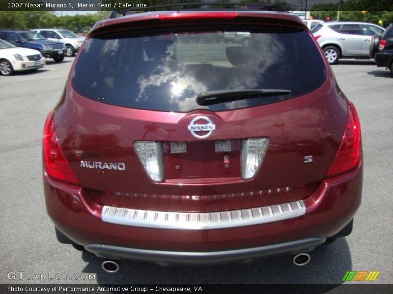 Merlot Pearl / Cafe Latte 2007 Nissan Murano S