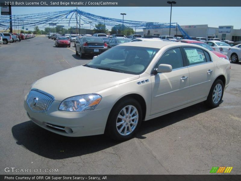 Sand Beige Metallic / Cocoa/Cashmere 2010 Buick Lucerne CXL