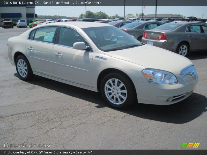 Sand Beige Metallic / Cocoa/Cashmere 2010 Buick Lucerne CXL