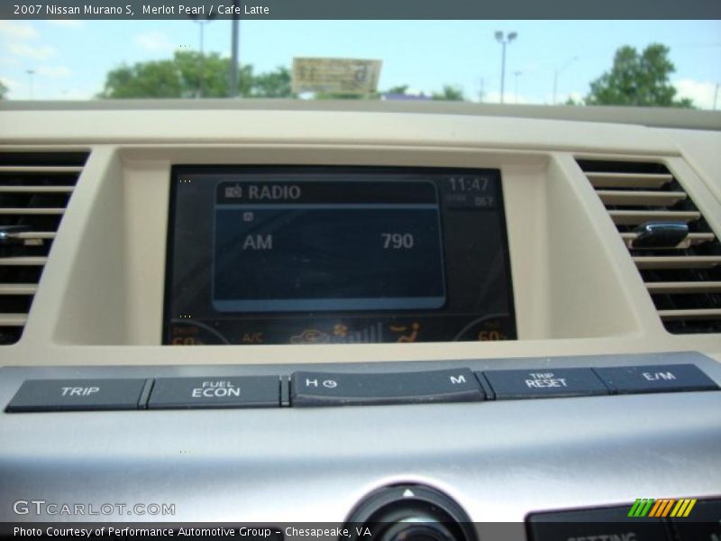 Merlot Pearl / Cafe Latte 2007 Nissan Murano S