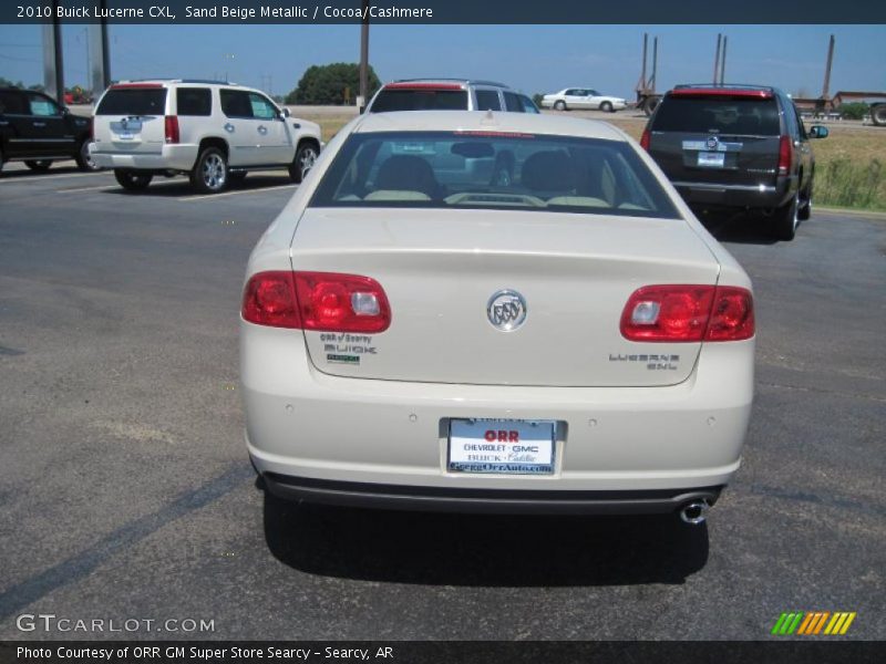 Sand Beige Metallic / Cocoa/Cashmere 2010 Buick Lucerne CXL