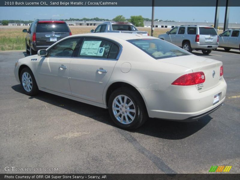 Sand Beige Metallic / Cocoa/Cashmere 2010 Buick Lucerne CXL