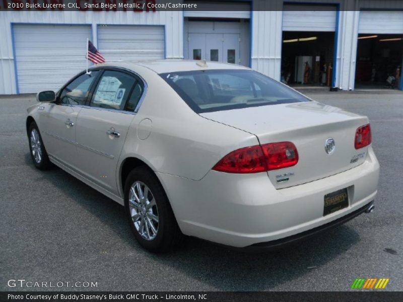 Sand Beige Metallic / Cocoa/Cashmere 2010 Buick Lucerne CXL