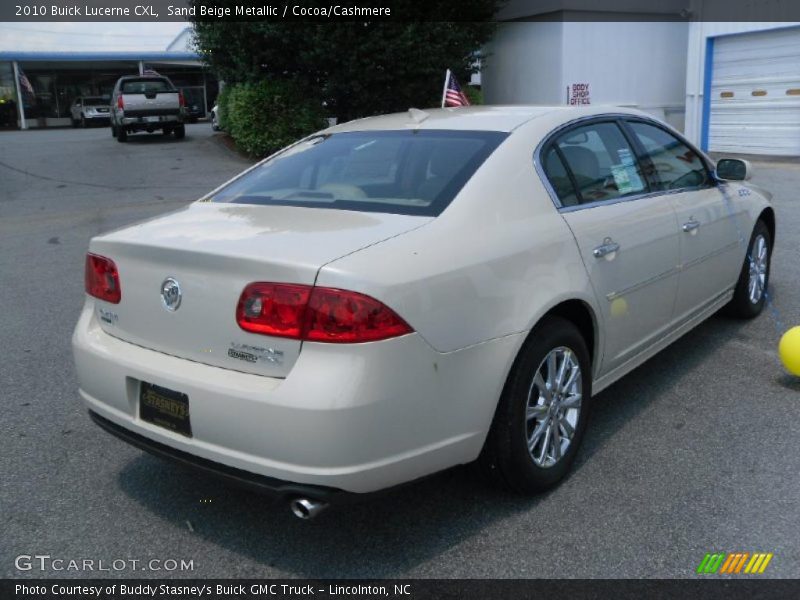 Sand Beige Metallic / Cocoa/Cashmere 2010 Buick Lucerne CXL
