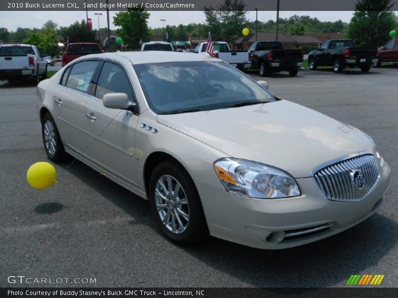 Sand Beige Metallic / Cocoa/Cashmere 2010 Buick Lucerne CXL