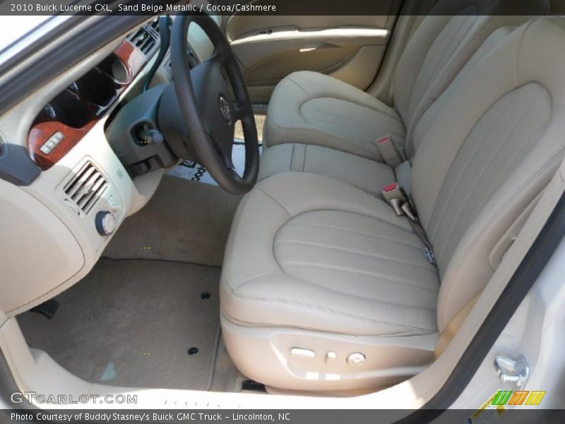 Sand Beige Metallic / Cocoa/Cashmere 2010 Buick Lucerne CXL