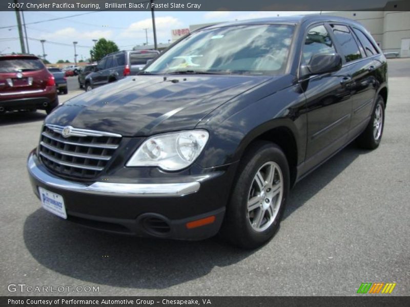 Brilliant Black / Pastel Slate Gray 2007 Chrysler Pacifica Touring