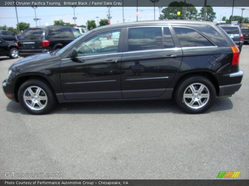 Brilliant Black / Pastel Slate Gray 2007 Chrysler Pacifica Touring