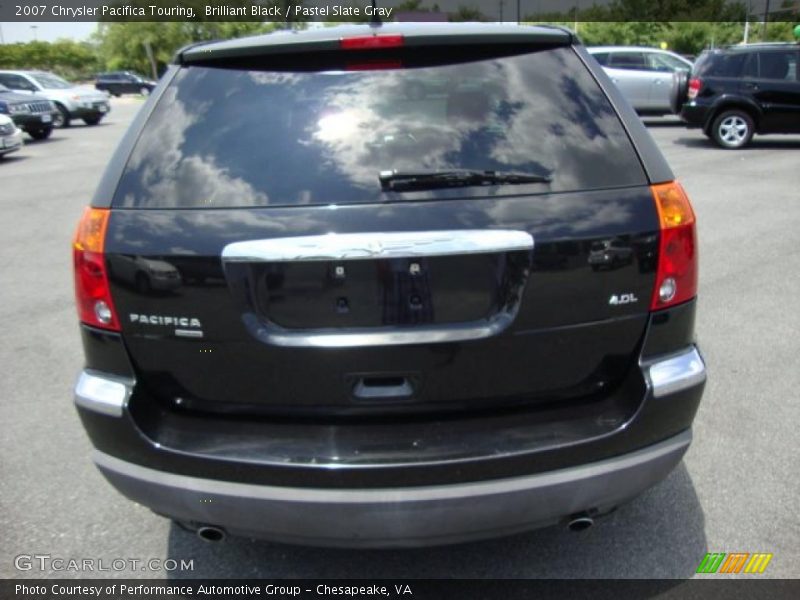 Brilliant Black / Pastel Slate Gray 2007 Chrysler Pacifica Touring