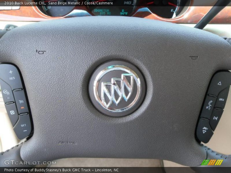 Sand Beige Metallic / Cocoa/Cashmere 2010 Buick Lucerne CXL