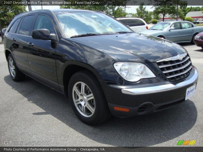 Brilliant Black / Pastel Slate Gray 2007 Chrysler Pacifica Touring