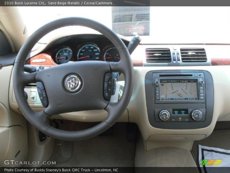 Sand Beige Metallic / Cocoa/Cashmere 2010 Buick Lucerne CXL