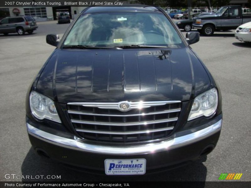 Brilliant Black / Pastel Slate Gray 2007 Chrysler Pacifica Touring
